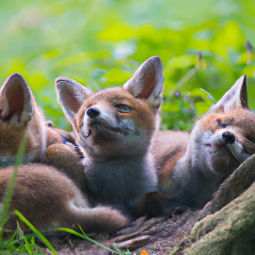 Sogno cuccioli di volpe