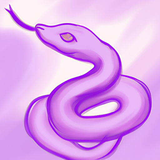 Sogno un serpente viola